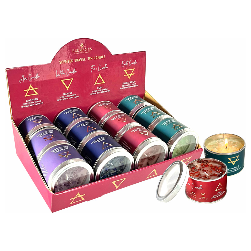 VELA AROMATICA CONTENEDOR METAL